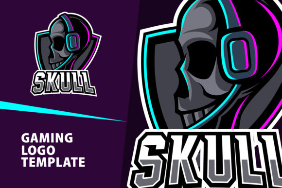 Download Skull Mascot Gaming Logo Design - Premium Resources