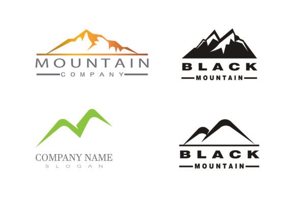 Download Simple Modern Mountain Logos - Premium Bundle