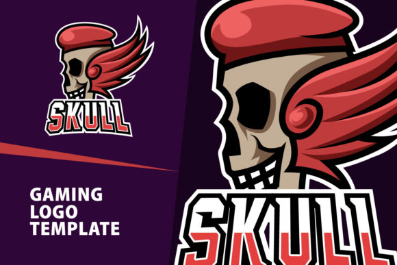Download Skull Mascot Gaming Logo Design - Premium Resources