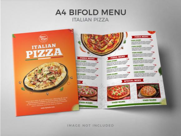 Download A4 Bifold Italian Pizza Food Menu - Pizza Collection