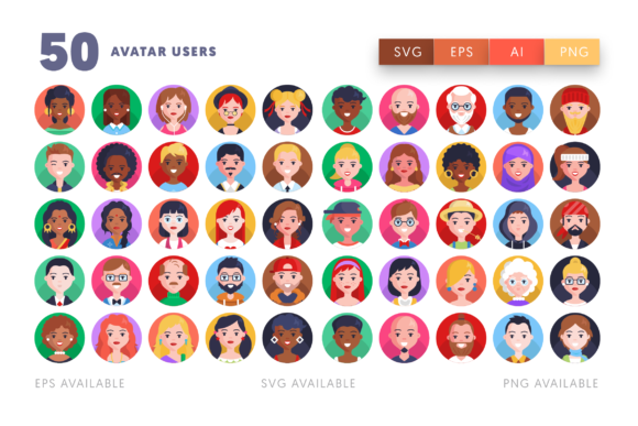 Download 50 Avatar Users Icons - Avatar Collection