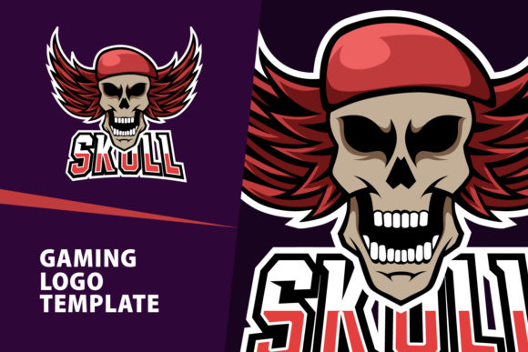 Download Skull Mascot Gaming Logo Design - Premium Resources