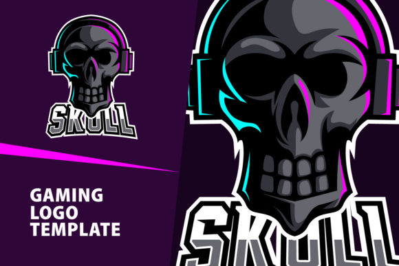 Download Skull Mascot Gaming Logo Design - Premium Resources